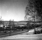 SÅGVERK INDUSTRIOMRÅDE VINTERBILD