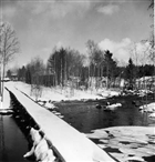 BRUKSÅN BRUKSÅN TIMMERRÄNNA VINTERBILD