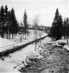 BRUKSÅN BRUKSÅN TIMMERRÄNNA VINTERBILD