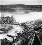 ÄLV FLOTTNINGSRÄNNA TIMMER