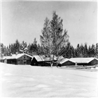 BONDGÅRD FRILUFTSMUSEUM VINTERBILD FRILUFTSMUSEUM