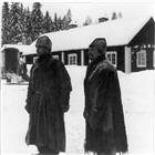 FRILUFTSMUSEUM VINTERBILD FILMINSPELNING SKÅDESPELARE FRILUFTSMUSEUM