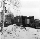 FRILUFTSMUSEUM VINTERBILD BOSTADSHUS LASTBIL FRILUFTSMUSEUM