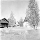 VINTERBILD FRILUFTSMUSEUM FRILUFTSMUSEUM KYRKA SOCKENMAGASIN