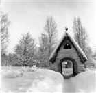 KYRKA VINTERBILD FRILUFTSMUSEUM STIGPORT