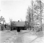 HERRGÅRD FRILUFTSMUSEUM BOSTADSHUS VINTERBILD