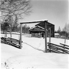 FRILUFTSMUSEUM HÄRBRE SKOLA VINTERBILD