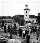 ARKEOLOGISK UNDERSÖKNING KVINNA KYRKORUIN MAN ARKEOLOGI