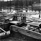 FLOTTNING TIMMER ÄLV