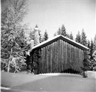 BOSTADSHUS FRILUFTSMUSEUM VINTERBILD BONDGÅRD FRILUFTSMUSEUM