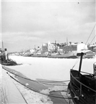 FARTYG HAMN VINTERBILD