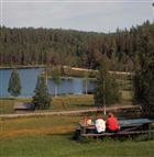 VÄG MÄNNISKOR SJÖ