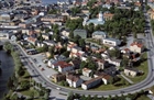 VÄG STADSMOTIV STADSBEBYGGELSE BIL