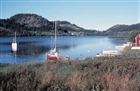 HAV LANDSKAPSVY SEGELBÅT