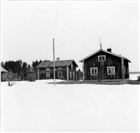 BONDGÅRD BOSTADSHUS JORDBRUKSBEBYGGELSE VINTERBILD