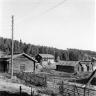 FRILUFTSMUSEUM BONDGÅRD JORDBRUKSBEBYGGELSE UTHUS STAKET