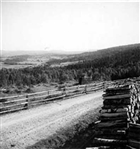 VÄG LANDSBYGD STAKET
