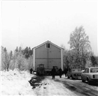 VINTERBILD BOSTADSHUS BIL FRILUFTSMUSEUM