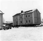 VINTERBILD BOSTADSHUS BIL FRILUFTSMUSEUM