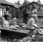 MUSEUM HEMBYGDSFEST LINBEREDNING KVINNA MUSEUM