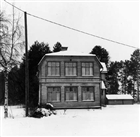 HEMBYGDSGÅRD BOSTADSHUS FOLKSKOLA LÄRARBOSTAD VINTERBILD