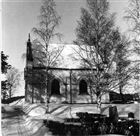 GRAVMONUMENT KYRKA VINTERBILD