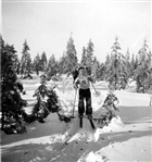 VINTERBILD SKIDÅKNING IDROTTSMÄN