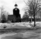 KLOCKSTAPEL VINTERBILD KYRKA