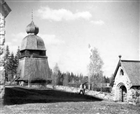 KYRKA FRILUFTSMUSEUM KLOCKSTAPEL STIGPORT