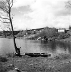 BÅT LANDSBYGDSBEBYGGELSE SJÖ