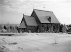 VINTERBILD FRILUFTSMUSEUM KYRKA