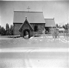 VINTERBILD FRILUFTSMUSEUM KYRKA STIGPORT