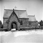 VINTERBILD FRILUFTSMUSEUM KYRKA STIGPORT