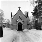 GRAVMONUMENT KYRKA VINTERBILD