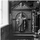 KAPELL KYRKOINVENTARIE HELGONSKULPTUR
