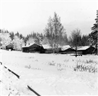 BONDGÅRD VINTERBILD FRILUFTSMUSEUM FRILUFTSMUSEUM