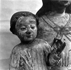 KYRKOINVENTARIE KYRKA HELGONSKULPTUR