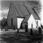 KYRKA VINTERBILD KYRKOGÅRD