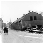 VINTERBILD STADSBEBYGGELSE BOSTADSHUS KVINNA