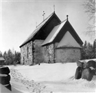 VINTERBILD FRILUFTSMUSEUM KYRKA