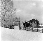 FRILUFTSMUSEUM HÄRBRE SKOLA VINTERBILD