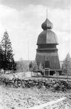 KYRKA FRILUFTSMUSEUM KLOCKSTAPEL