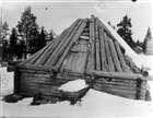 VINTERBILD KÅTA BOSTADSHUS
