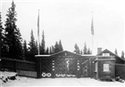 VINTERBILD FRILUFTSMUSEUM BOSTADSHUS FRILUFTSMUSEUM