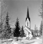 KYRKA VINTERBILD