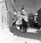 DOMKYRKA SNÖRÖJNING HÄST