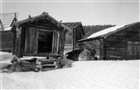 FRILUFTSMUSEUM JORDBRUKSBEBYGGELSE VINTERBILD BONDGÅRD