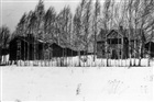 BONDGÅRD BOSTADSHUS JORDBRUKSBEBYGGELSE VINTERBILD