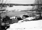 FRILUFTSMUSEUM BONDGÅRD VINTERBILD UTHUS