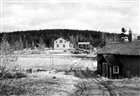 BONDGÅRD VINTERBILD BOSTADSHUS JORDBRUKSBEBYGGELSE